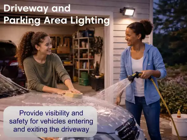 Morris led 20w floodlight ideal for the driveway